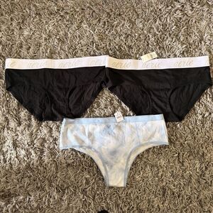 American Eagle Aerie Boybrief Cheeky Panties Underwear Cotton New 3 Pieces